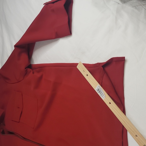 Allison Daley Red Blazer Elegant Wear Office Wear Career Minimalist - Picture 9 of 15